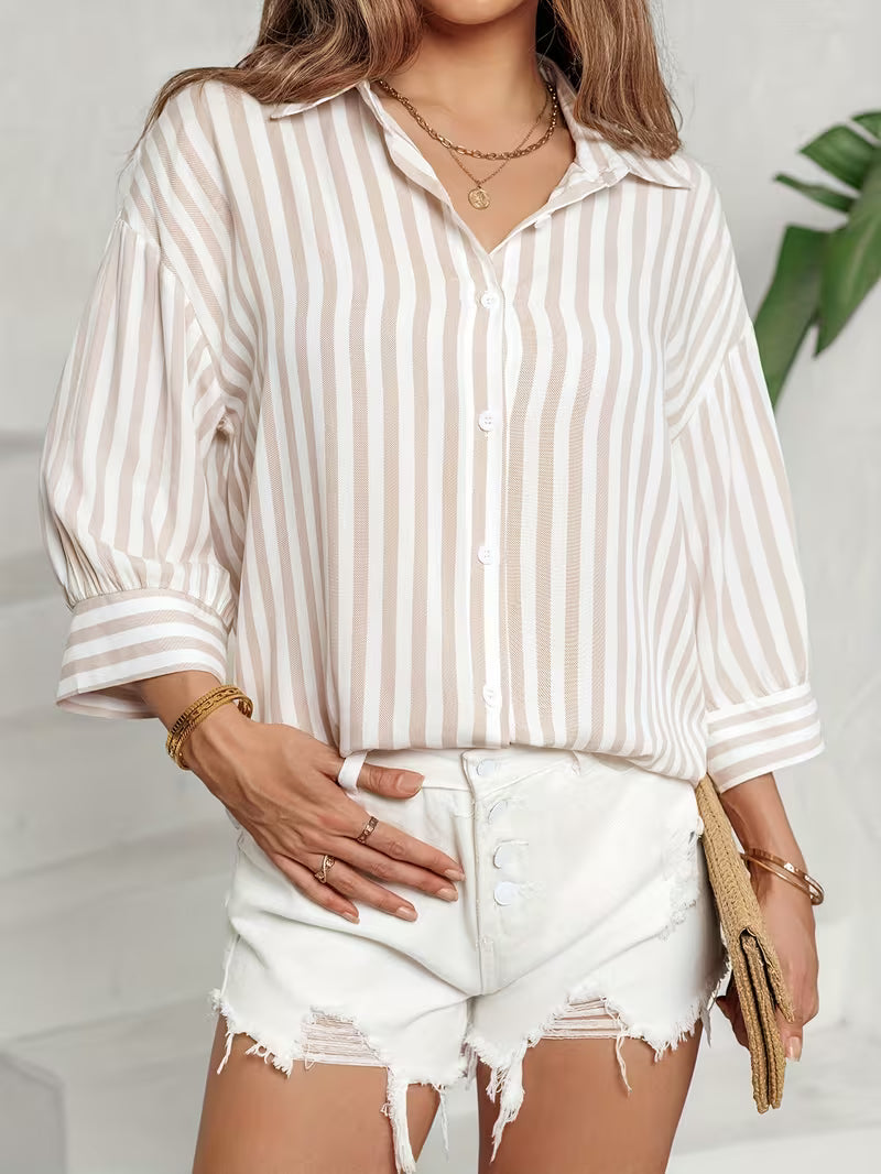 CLAIRE LYON | CHEMISE RAYÉE POUR FEMME