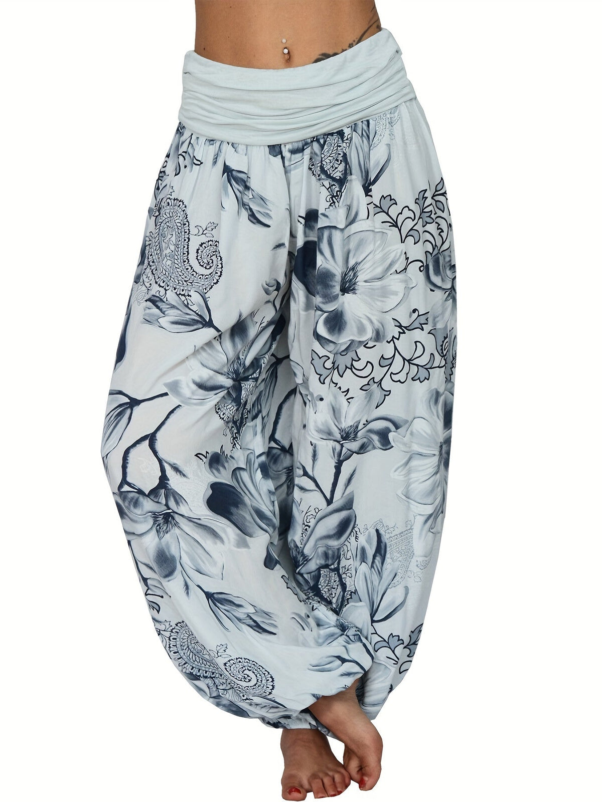 CLAIRE LYON | PANTALONS FLORAUX POUR FEMMES
