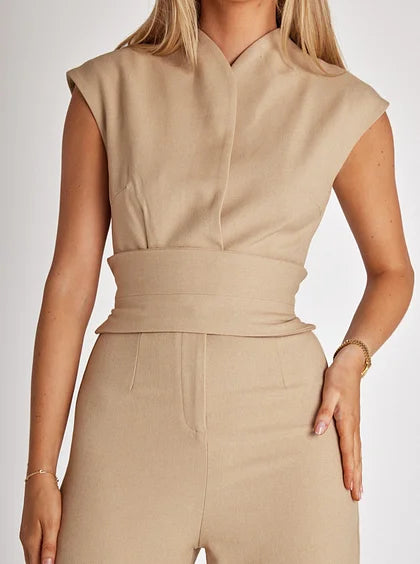 CLAIRE LYON | COMBINAISON LARGE SANS MANCHES POUR FEMME