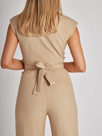 CLAIRE LYON | COMBINAISON LARGE SANS MANCHES POUR FEMME