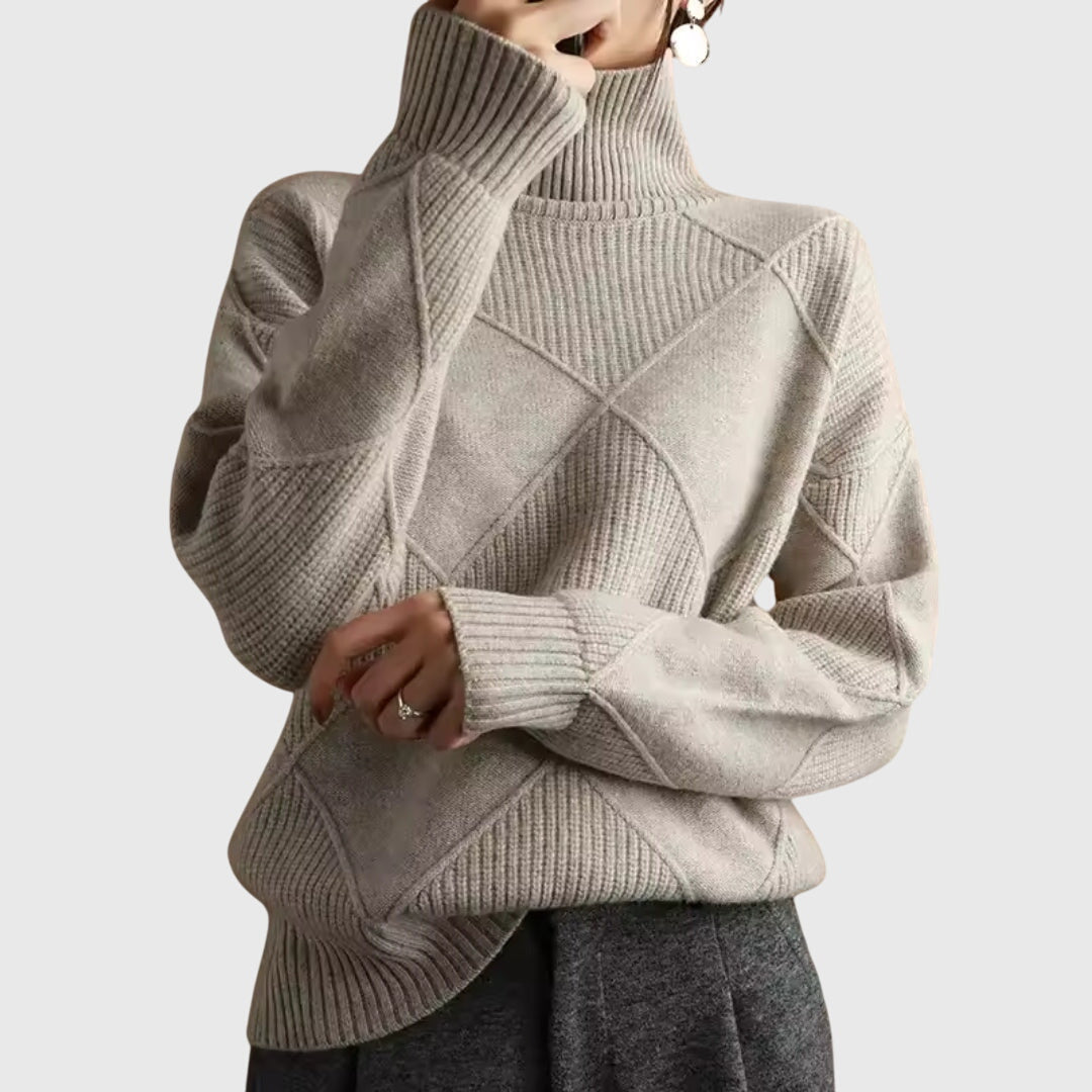 Angela - Pull Col Montant