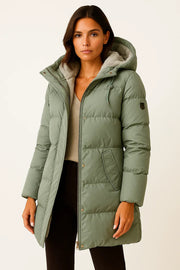 Manteau long matelassé femme – doudoune chaude et légère pour l’hiver