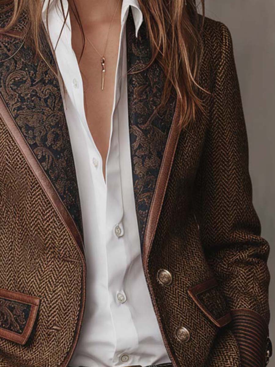 CLAIRE LYON | BLAZER STRUCTURÉ ARTISTIQUE POUR FEMMES