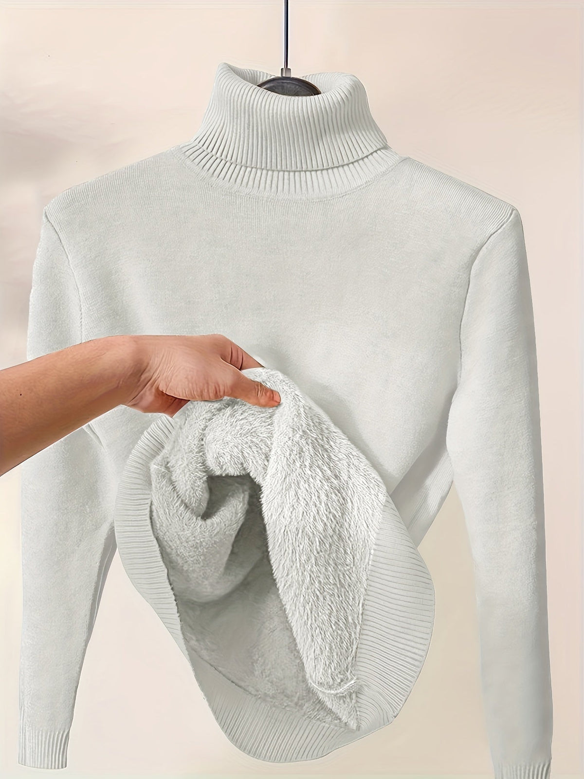 CLAIRE LYON | PULL TUNIQUE COL HAUT POUR FEMMES
