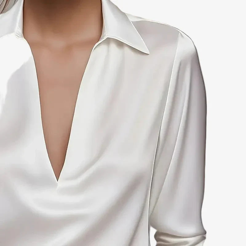 CLAIRE LYON | BLOUSE SATINÉE ÉLÉGANTE POUR FEMMES