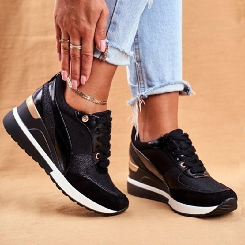 Baskets Orthopédiques Femme à Plateforme | Confort et Style