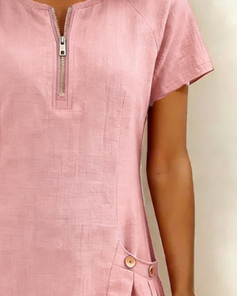 CLAIRE LYON | ROBE À POCHES ZIPPÉES POUR FEMMES