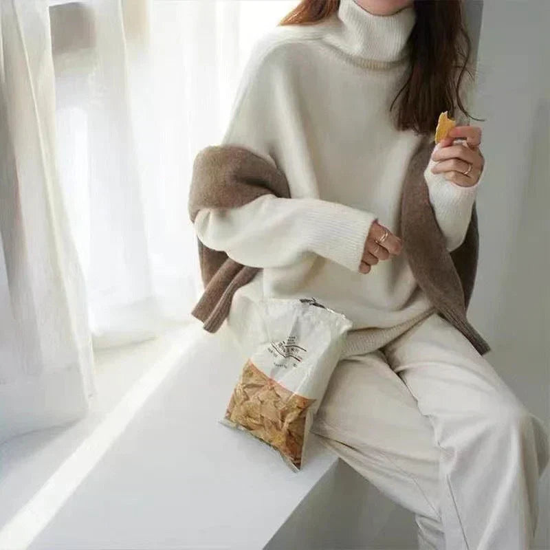 Lisette | Pull col montant en maille