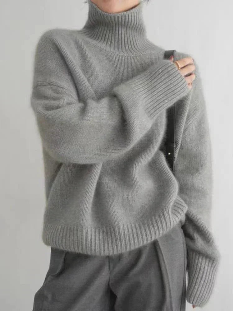 Lisette | Pull col montant en maille