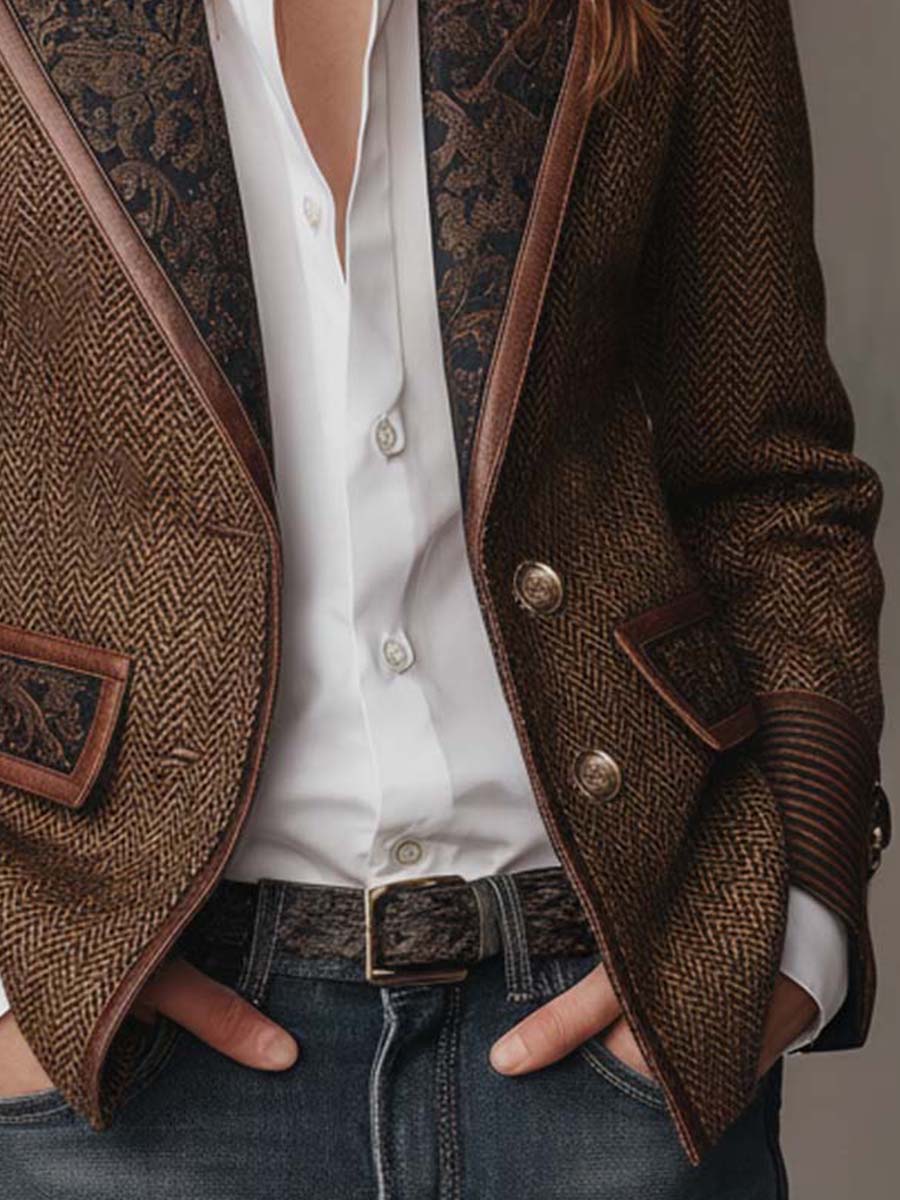 CLAIRE LYON | BLAZER STRUCTURÉ ARTISTIQUE POUR FEMMES