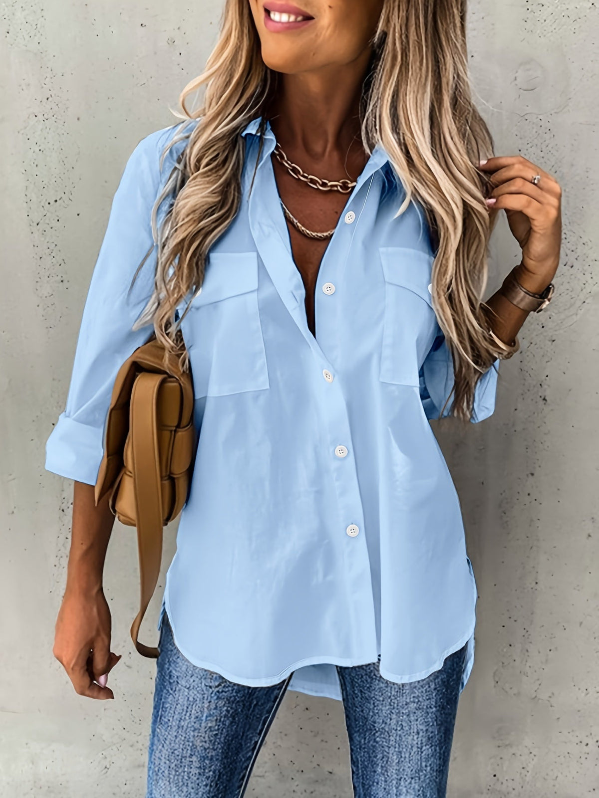 CLAIRE LYON | CHEMISE CHIC À MANCHES LONGUES POUR FEMMES
