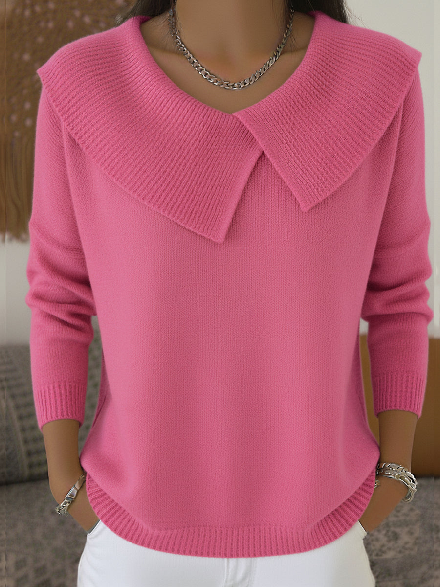 CLAIRE LYON | PULL COL CLASSIQUE POUR FEMME