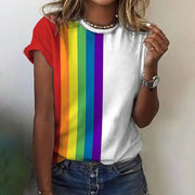 Julie - T-Shirt D'hiver Coloré