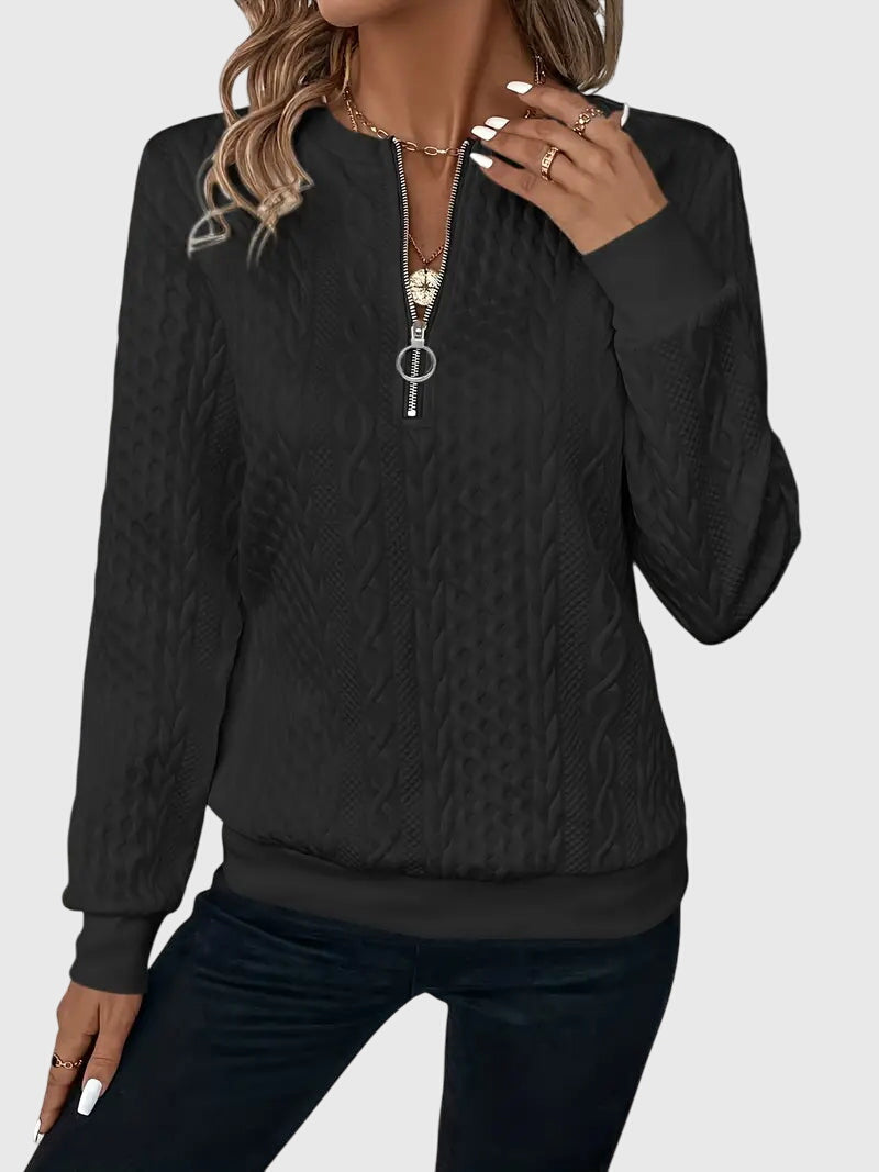 Nora | Pull zippé