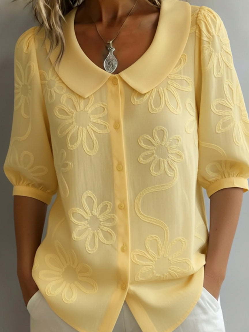 CLAIRE LYON | BLOUSE D'HIVER FLEURIE POUR FEMME
