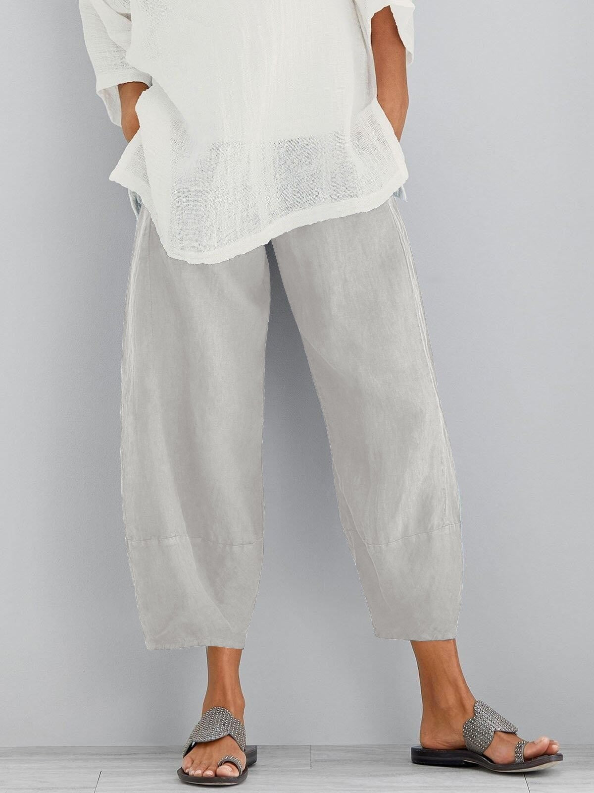 CLAIRE LYON | PANTALONS CROP EN COTON POUR FEMMES
