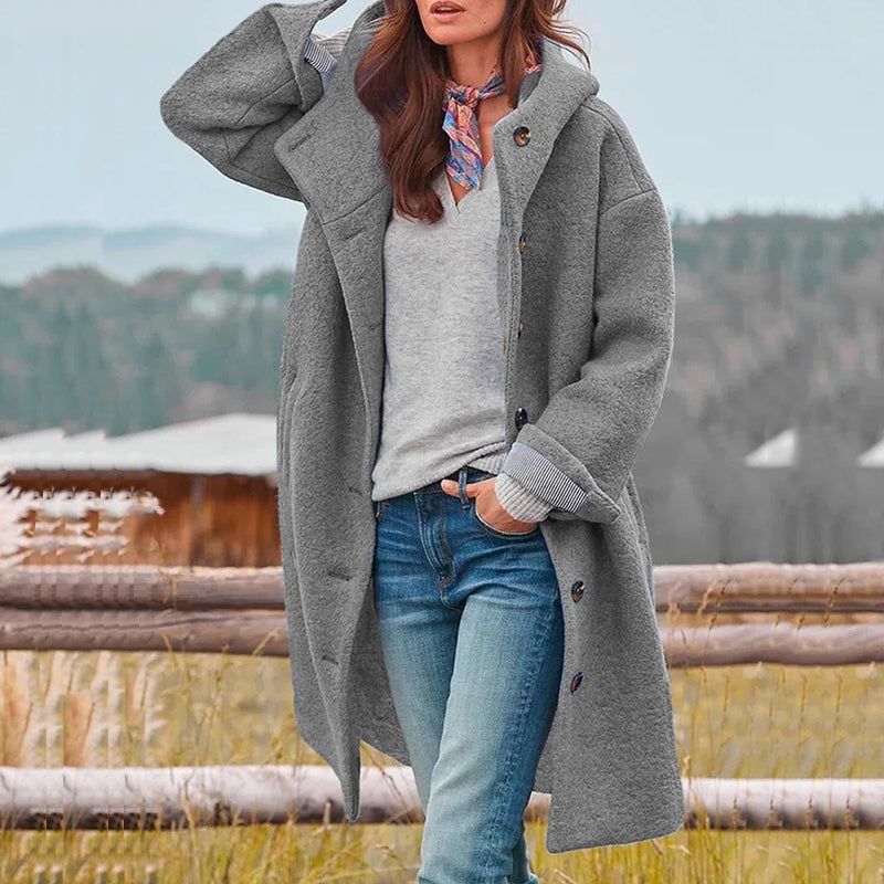 CLAIRE LYON | MANTEAU À CAPUCHE POUR FEMMES
