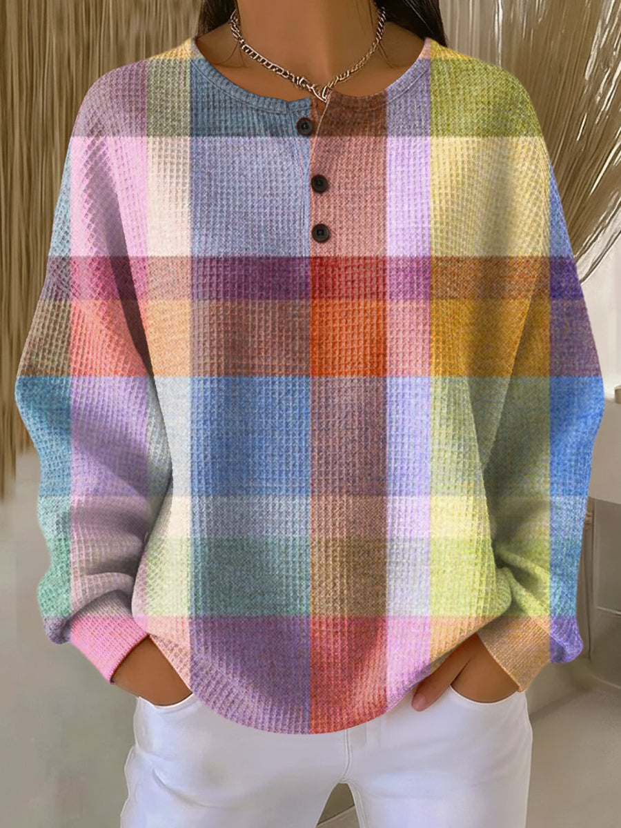 CLAIRE LYON | PULL EN TRICOT GAUFRE POUR FEMMES