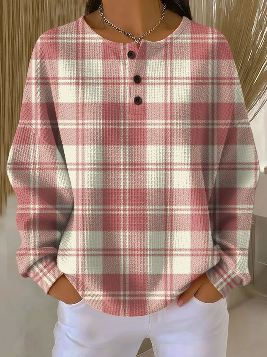 Pull Femme Chaud en Tricot Waffle | Confort & Douceur