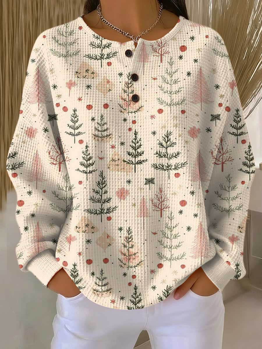 Pull Femme Chaud en Tricot Waffle | Confort & Douceur