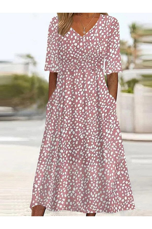 CLAIRE LYON | ROBE MIDI POLKA POUR FEMMES