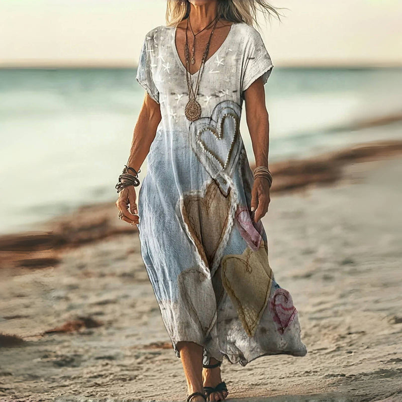 CLAIRE LYON | ROBE CŒURS ANCIENNE POUR FEMMES