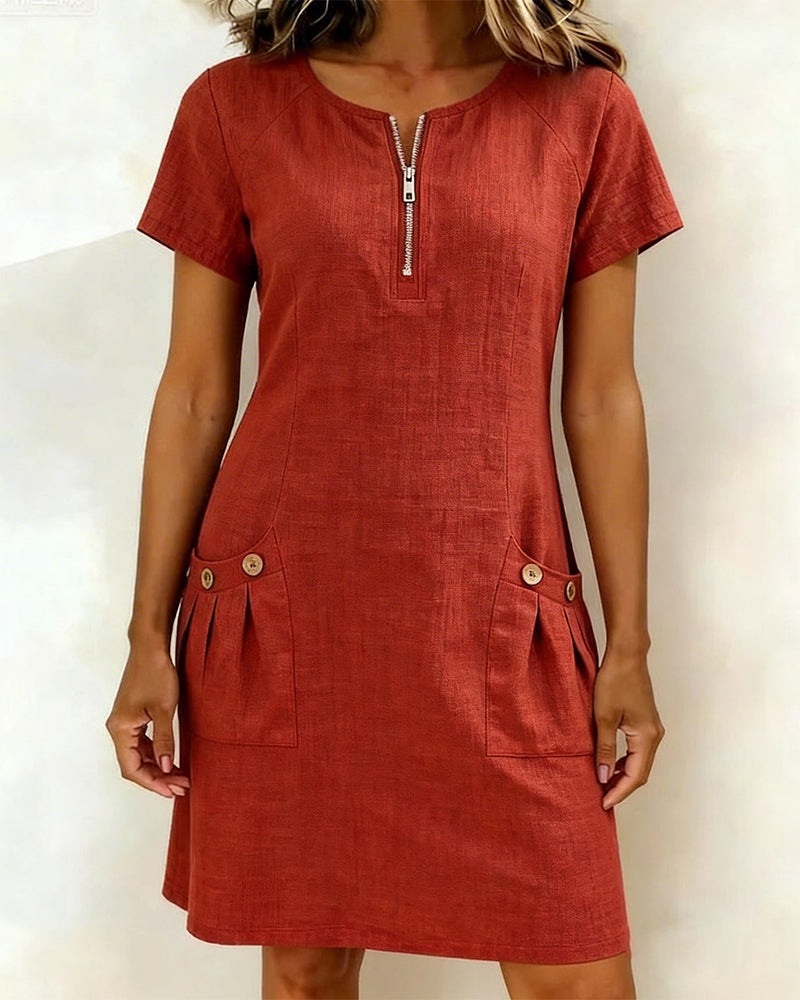 CLAIRE LYON | ROBE EN MELANGE DE LIN POUR FEMMES