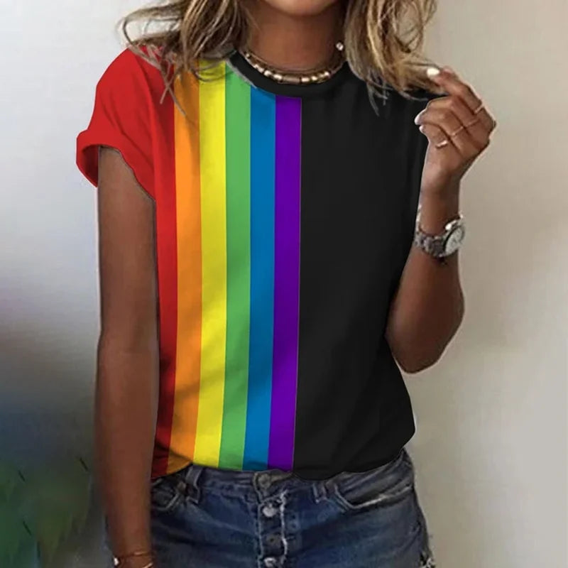 Julie - T-Shirt D'hiver Coloré