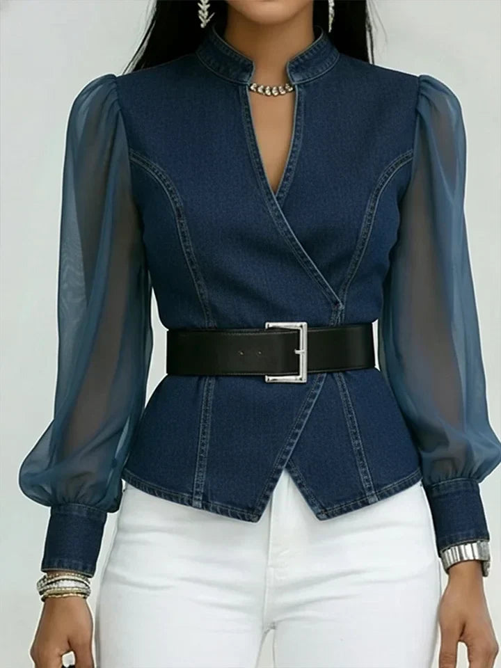 CLAIRE LYON | BLOUSE EN JEAN POUR FEMME