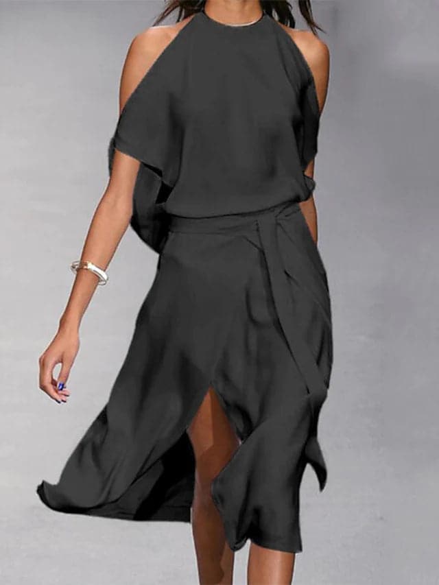 CLAIRE LYON | CHIC CLASSIQUE ROBE MIDI ÉLÉGANTE POUR FEMMES