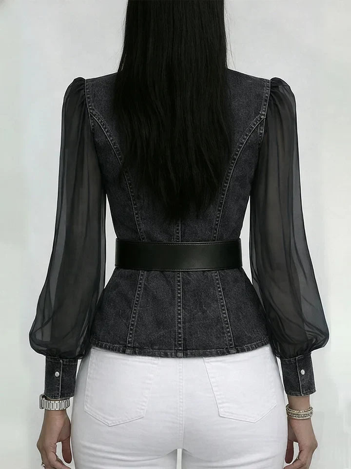 CLAIRE LYON | BLOUSE EN JEAN POUR FEMME