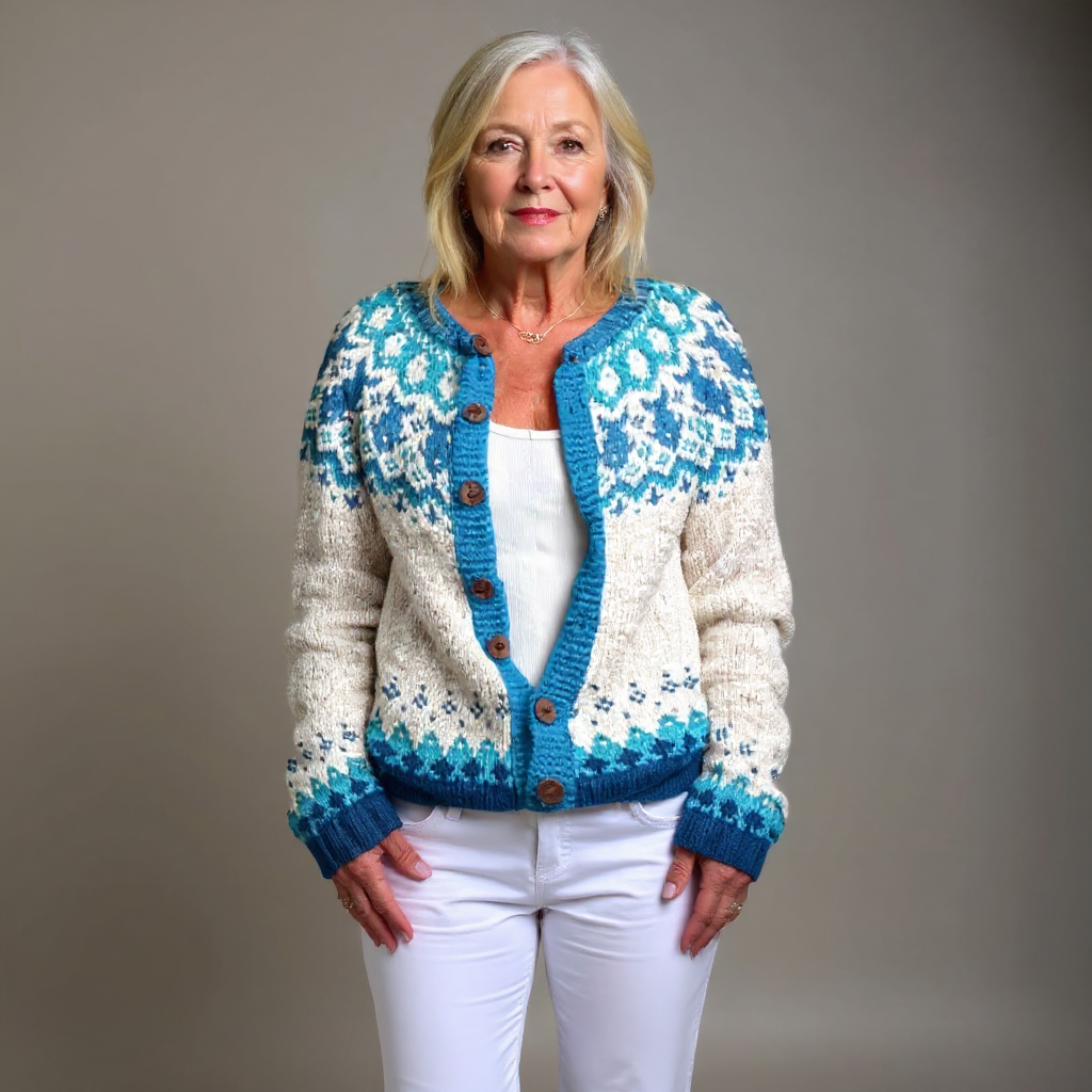 Eva | Cardigan Vintage Islandais