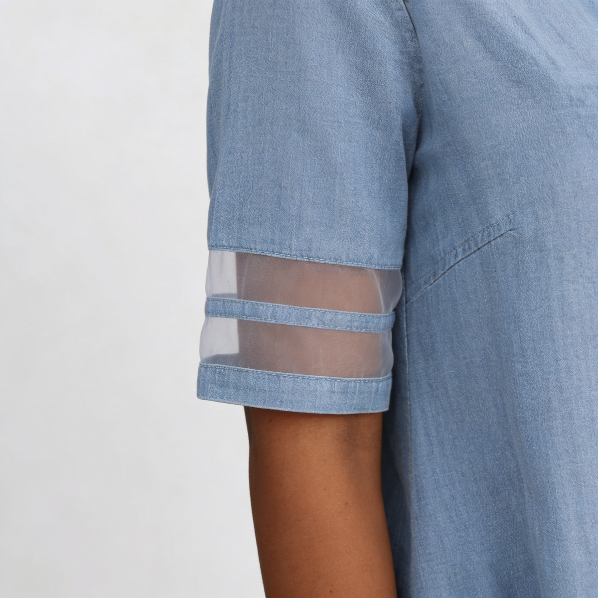 CLAIRE LYON | ROBE CHEMISIER EN DENIM CLASSIQUE POUR FEMMES