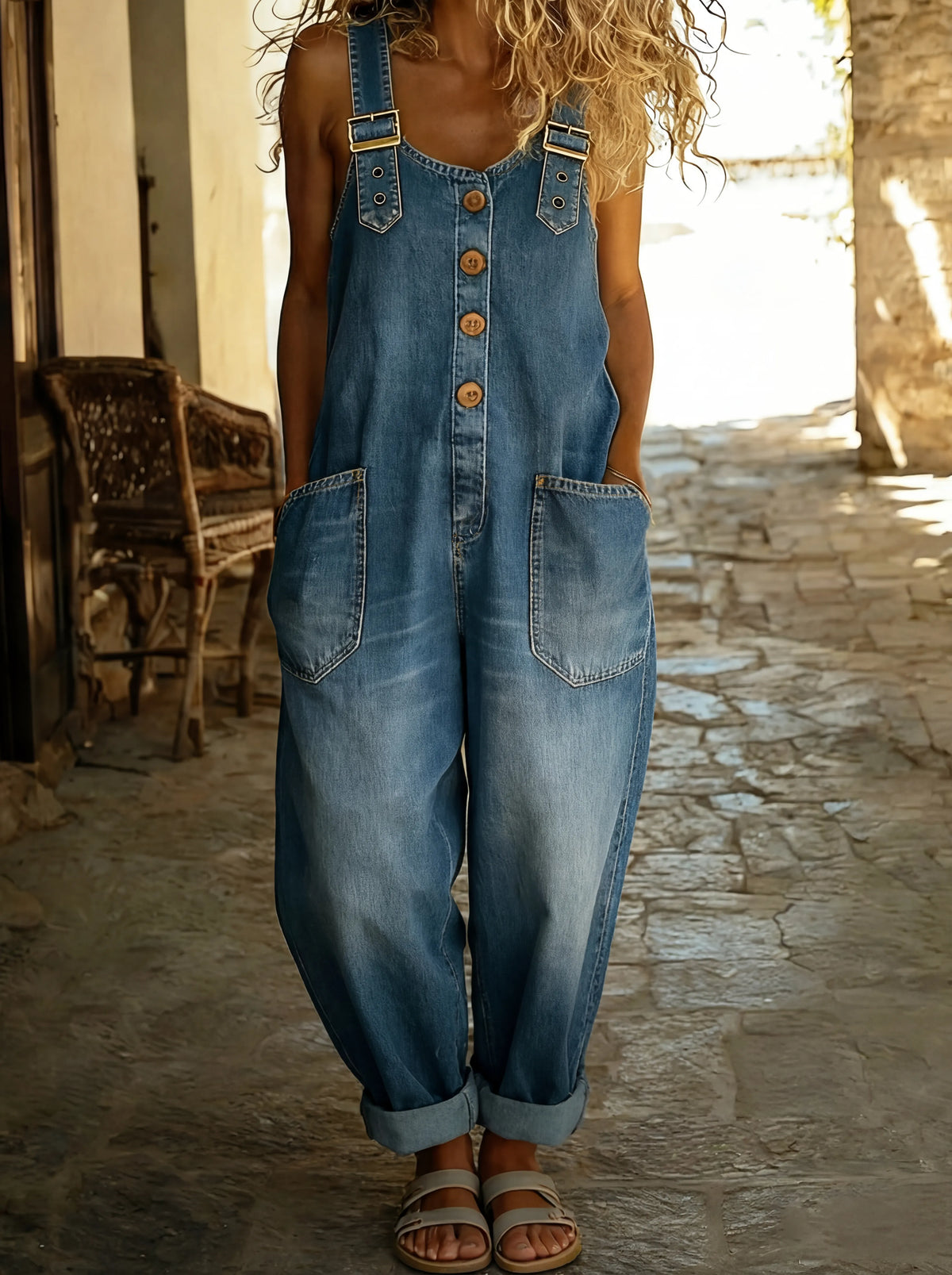 CLAIRE LYON | COMBINAISON EN JEAN POUR FEMME