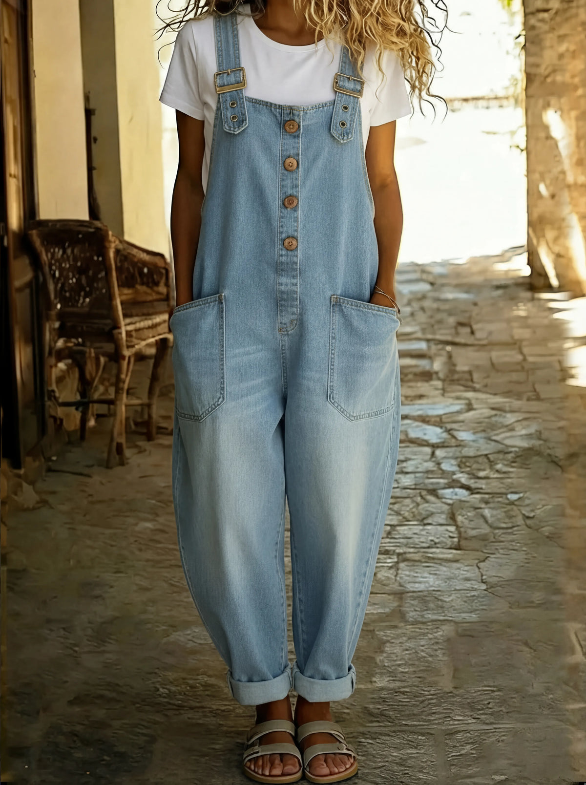 CLAIRE LYON | COMBINAISON EN JEAN POUR FEMME