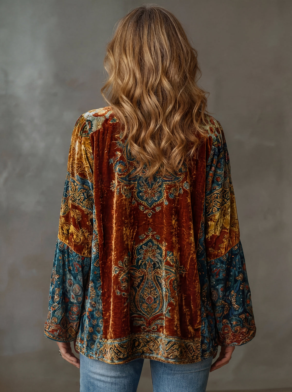 CLAIRE LYON | VESTE BOHO EN VELOURS POUR FEMMES