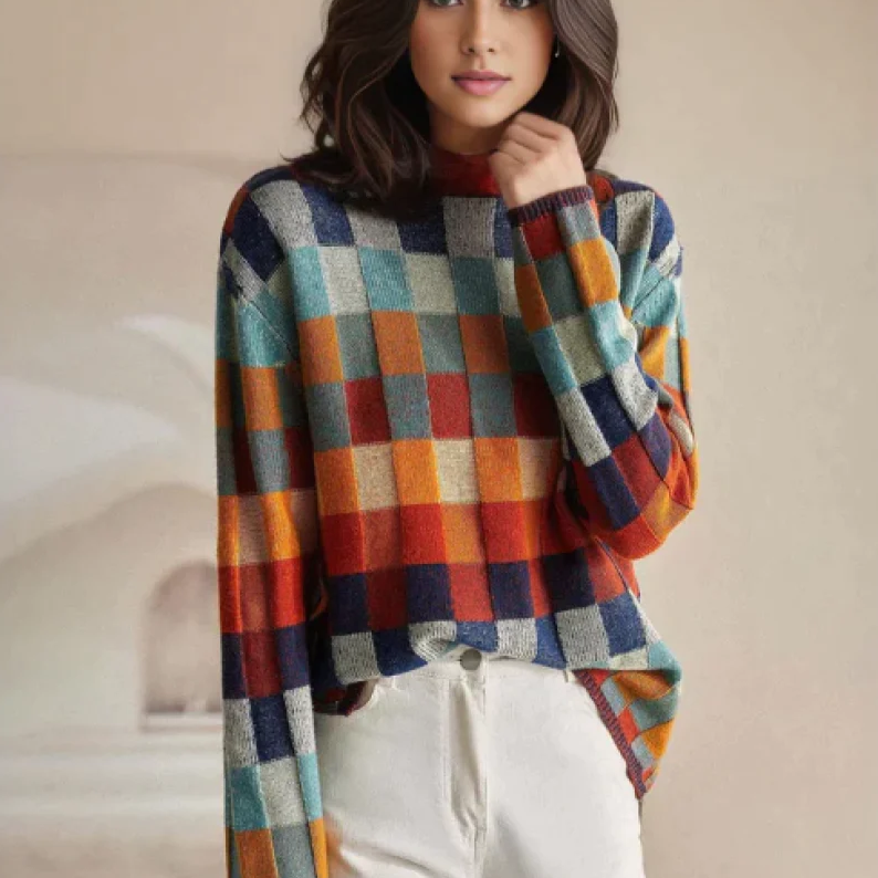Pull en Maille de Luxe Van Gogh