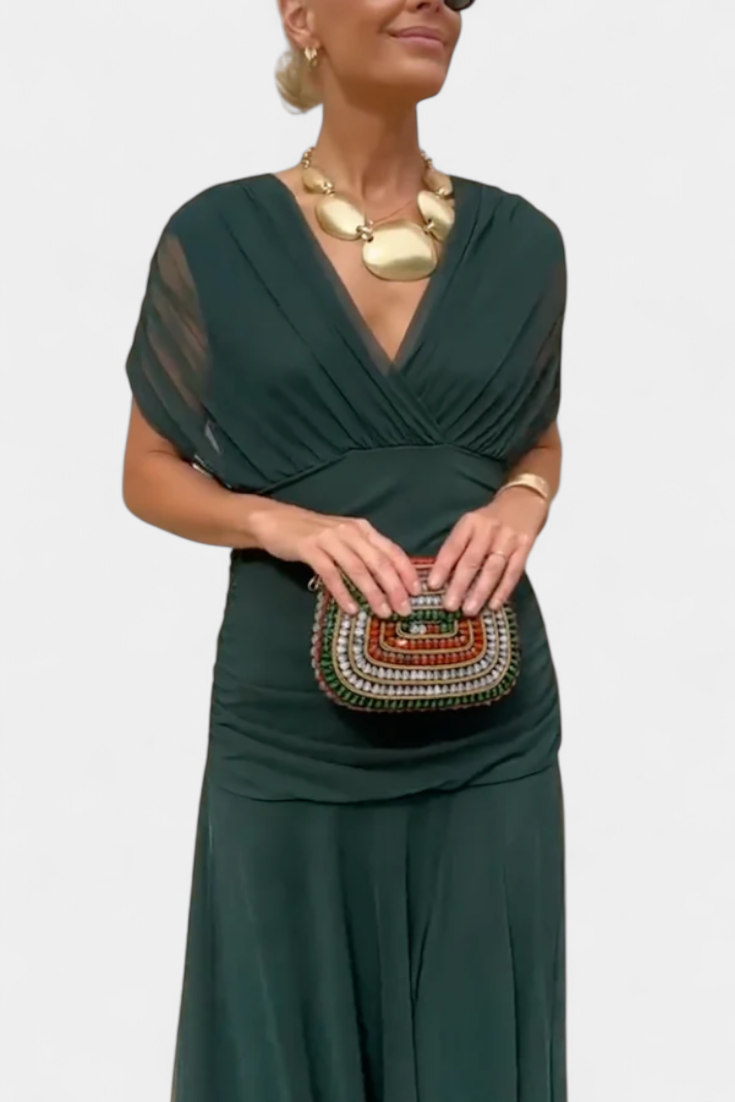 CLAIRE LYON | ROBE DRAPÉE ÉLÉGANTE POUR FEMMES