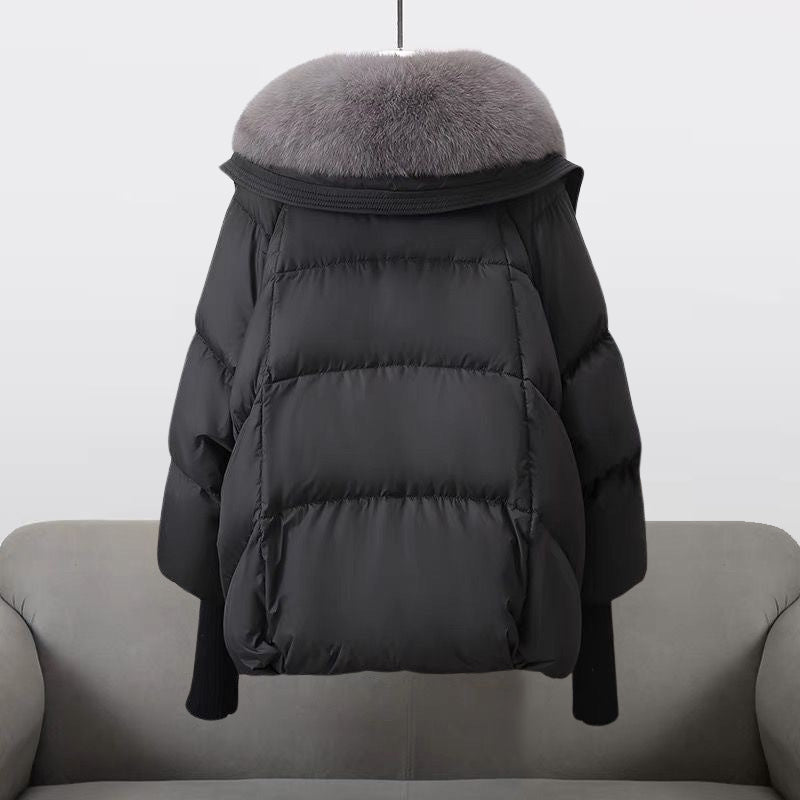 Aurora | Veste Glam en Plume Réelle