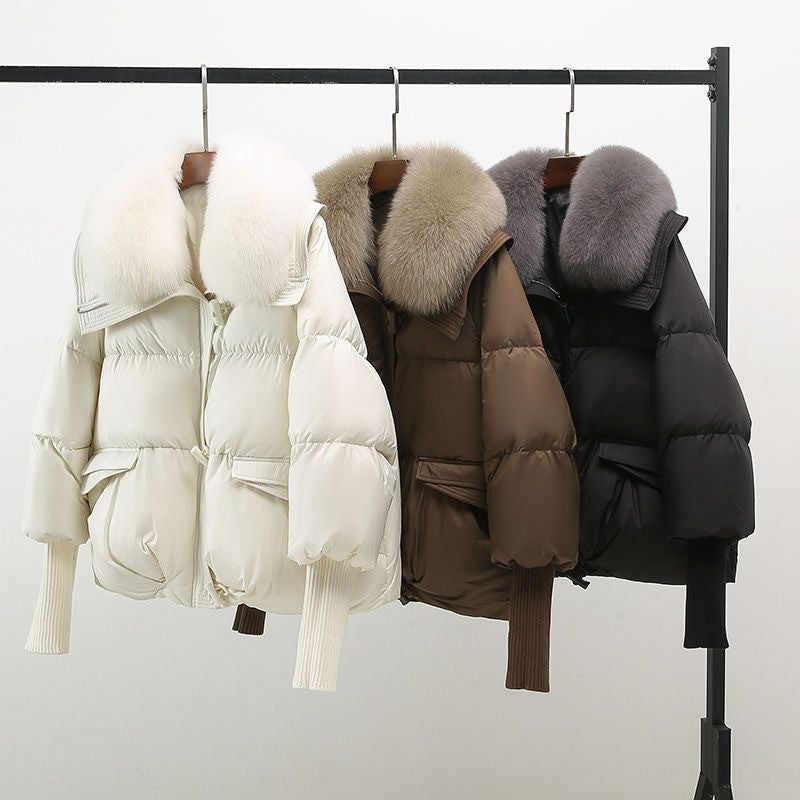 Aurora | Veste Glam en Plume Réelle
