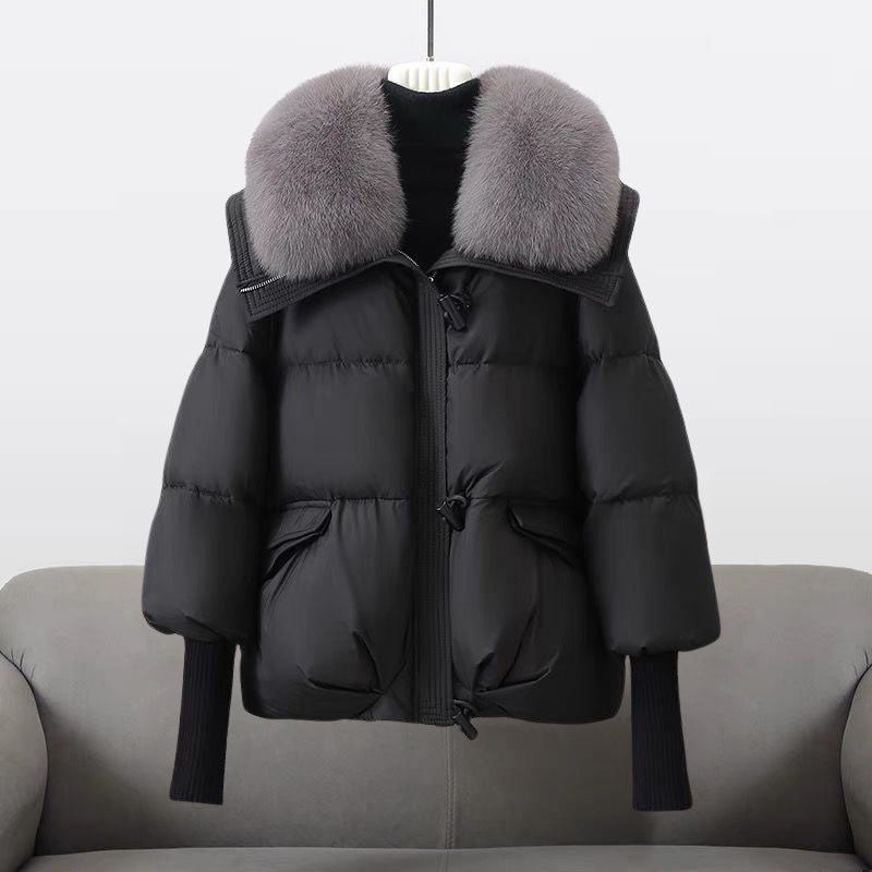 Aurora | Veste Glam en Plume Réelle