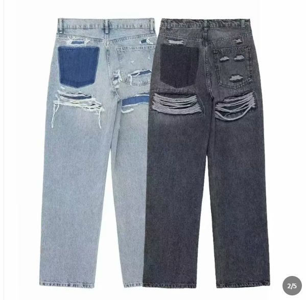 CLAIRE LYON | JEANS DÉCHIRÉS ANCIENNE POUR FEMMES