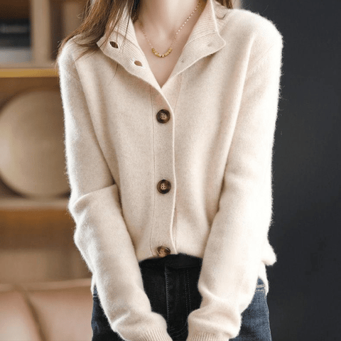 Anny - Cardigan en Maille de Luxe