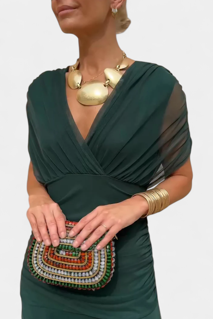 CLAIRE LYON | ROBE DRAPÉE ÉLÉGANTE POUR FEMMES