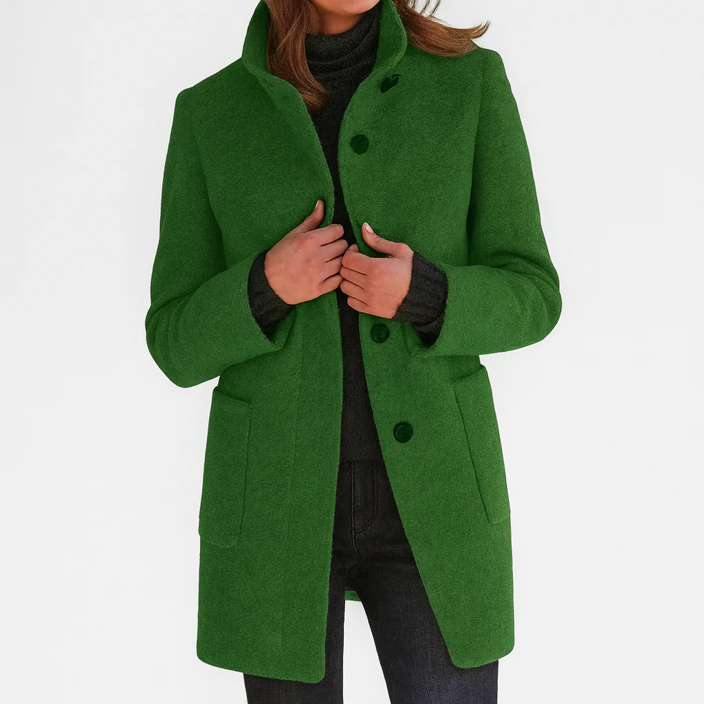 CLAIRE LYON | MANTEAU CINTRÉ À BOUTONS POUR FEMMES