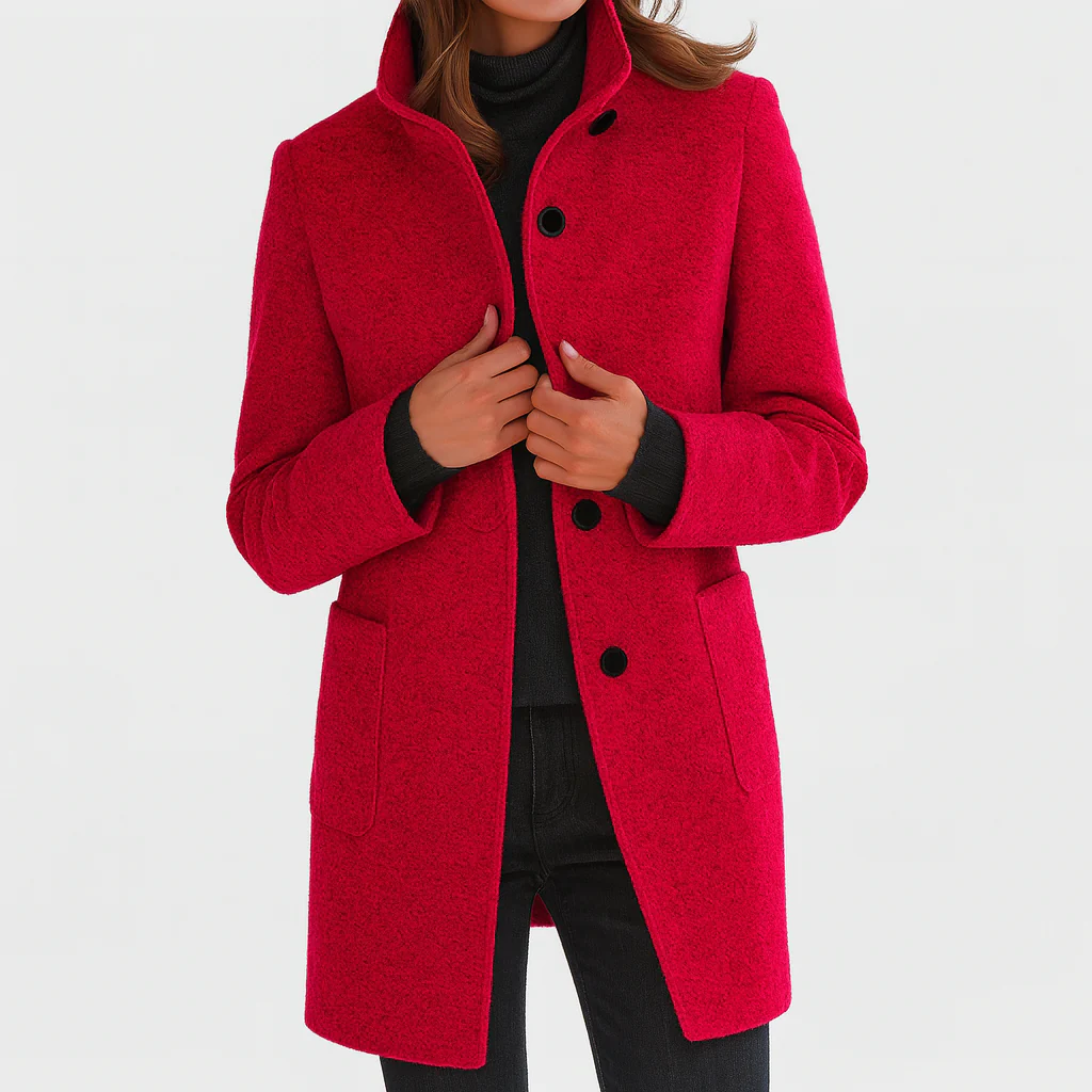 CLAIRE LYON | MANTEAU CINTRÉ À BOUTONS POUR FEMMES
