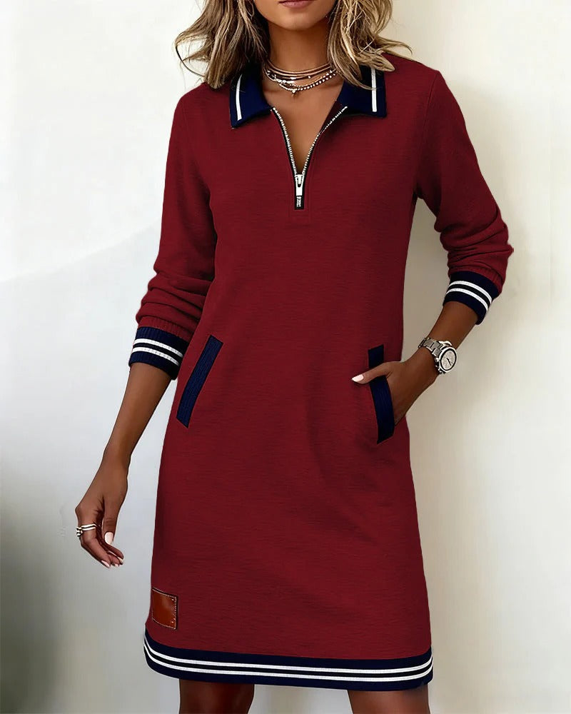 CLAIRE LYON | ROBE MIDI ZIP POUR FEMMES