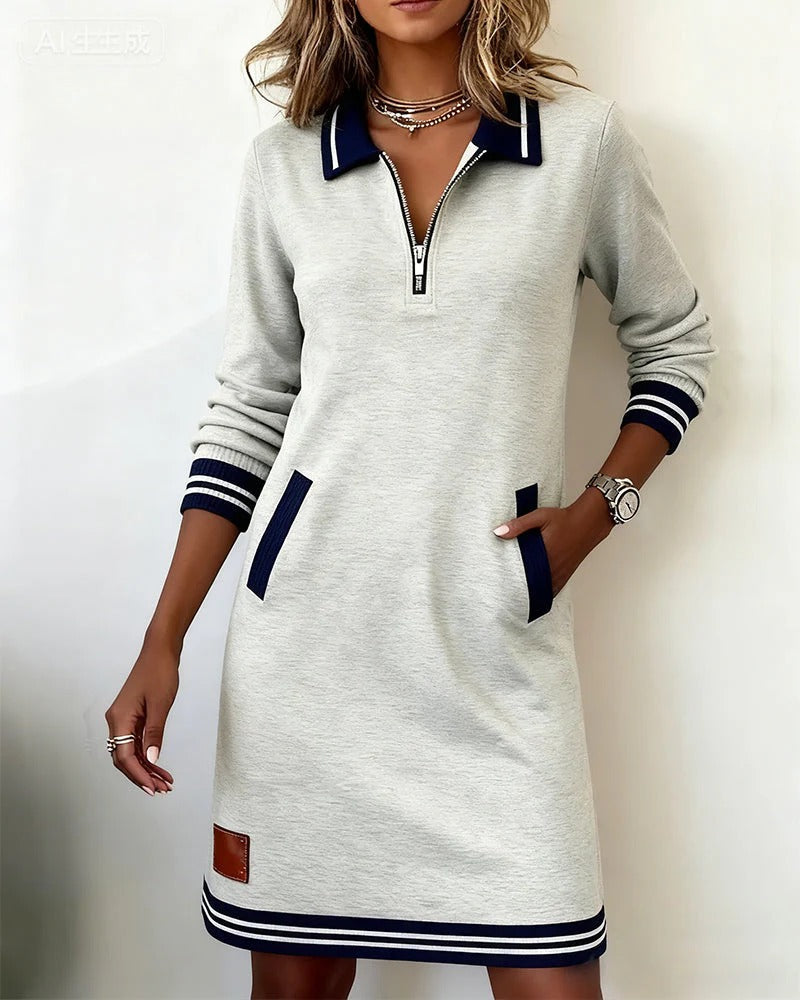 CLAIRE LYON | ROBE MIDI ZIP POUR FEMMES