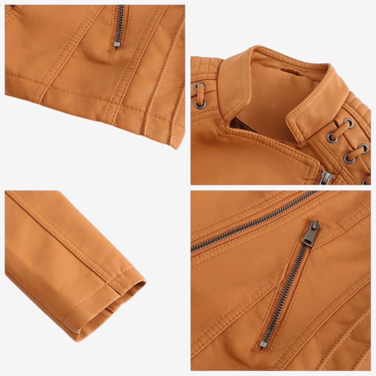 Fleur Veste de Moto Courte