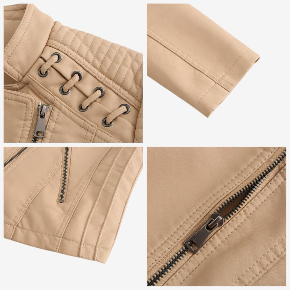 Fleur Veste de Moto Courte